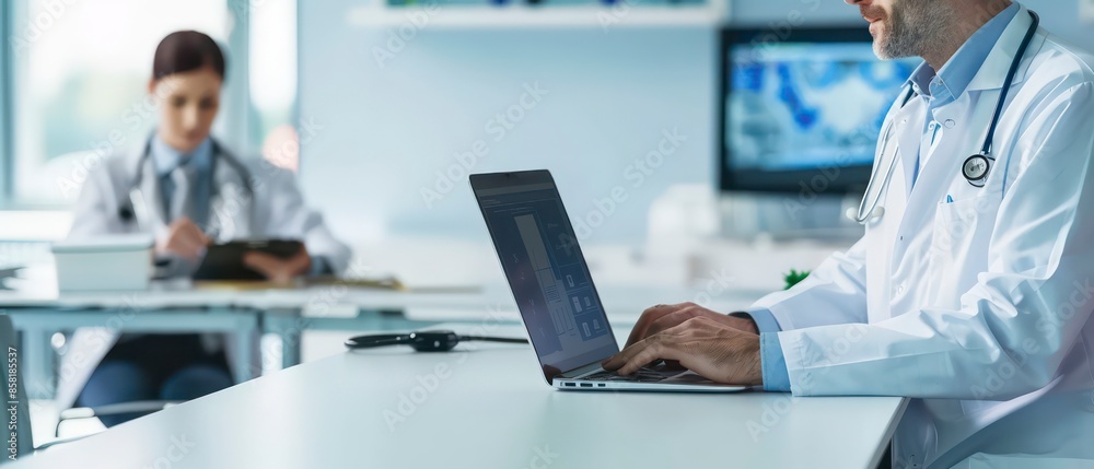 Clinical service desks streamline physician support with advanced technology, aiding doctors and nurses in hospitals to enhance patient care and medical efficiency. Clinical service desks streamline physician support with advanced technology, aiding doctors and nurses in hospitals to enhance patient care and medical efficiency.