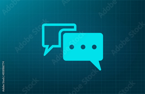 Vector illustration, blue background.
