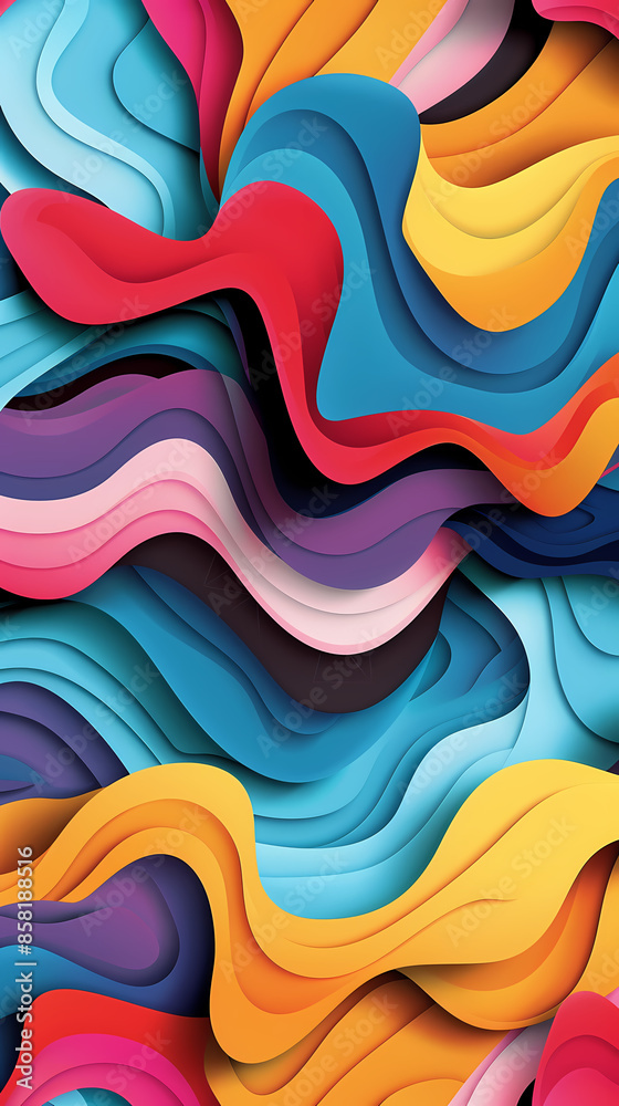 3D Bas-relief , abstract art background Colorful seamless vector illustration. 3D Bas-relief , abstract art background Colorful seamless vector illustration.
