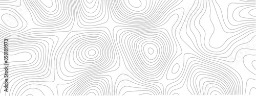 Transparent PNG Topographic line map. Modern design with White background with topographic wavy pattern design.	