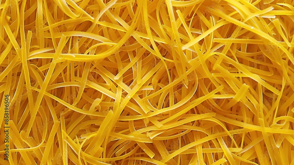 Close-Up of Dry Yellow Noodles Close-Up of Dry Yellow Noodles