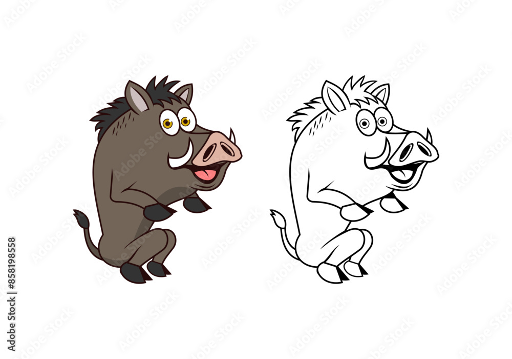 Hog Cartoon Character Design Illustration vector eps format , suitable for your design needs, logo, illustration, animation, etc. Hog Cartoon Character Design Illustration vector eps format , suitable for your design needs, logo, illustration, animation, etc.
