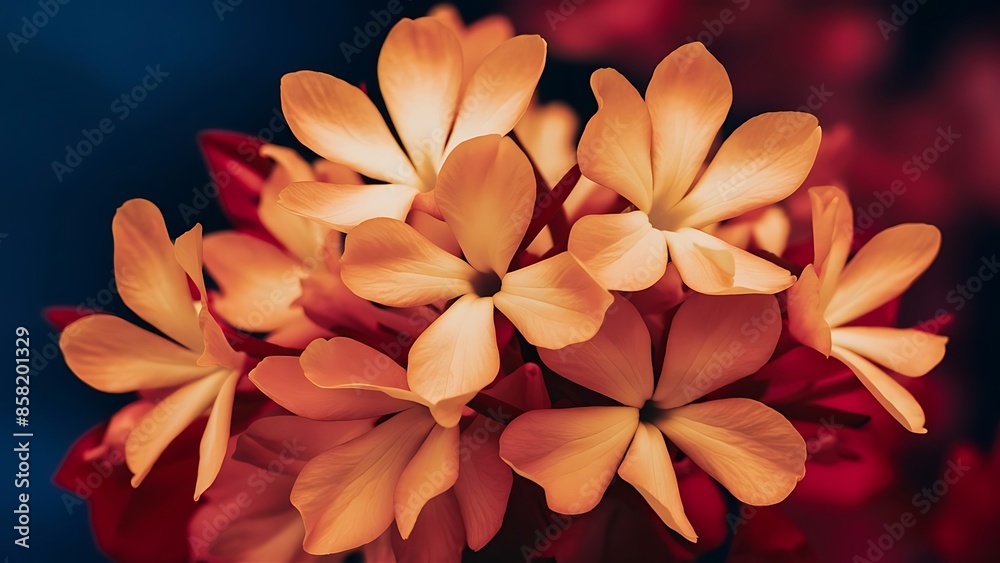 Beautiful jasmine flowers on color background Beautiful jasmine flowers on color background