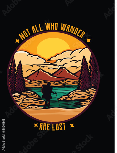 Mountain t-shirt design