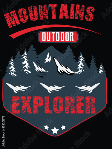 Mountain t-shirt design