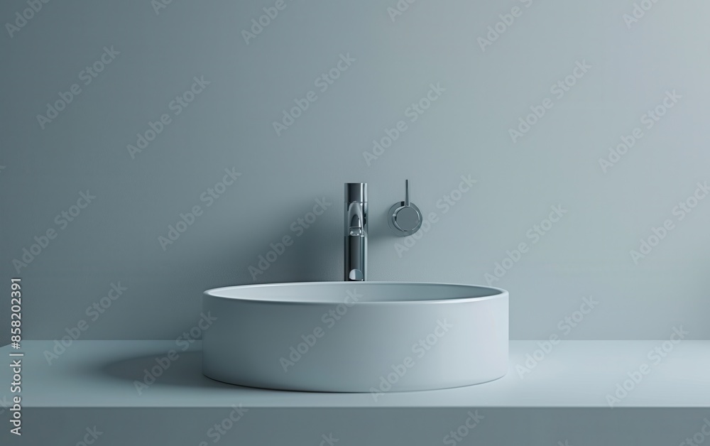 Modern Bathroom Sink With Wall Mounted Faucet Modern Bathroom Sink With Wall Mounted Faucet