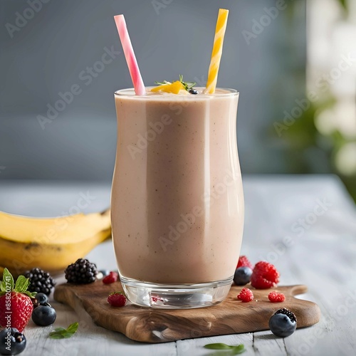 smoothie with berries
