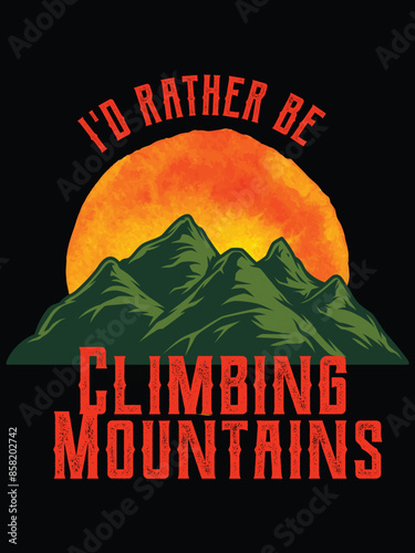 Mountain t-shirt design