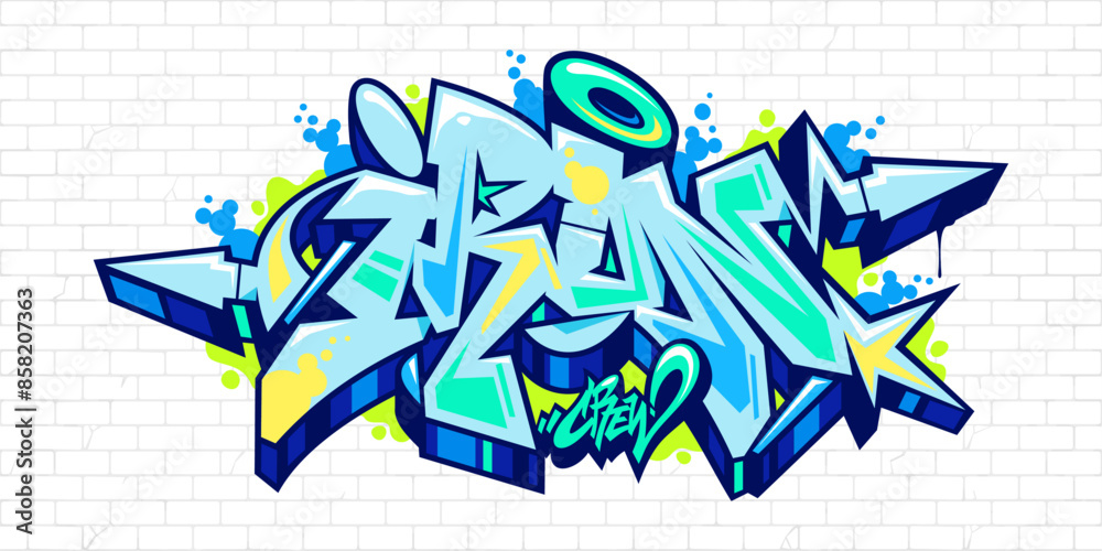 Urban Hip Hop Abstract Word Iron Graffiti Style Font Lettering Vector Illustration Template Art Urban Hip Hop Abstract Word Iron Graffiti Style Font Lettering Vector Illustration Template Art
