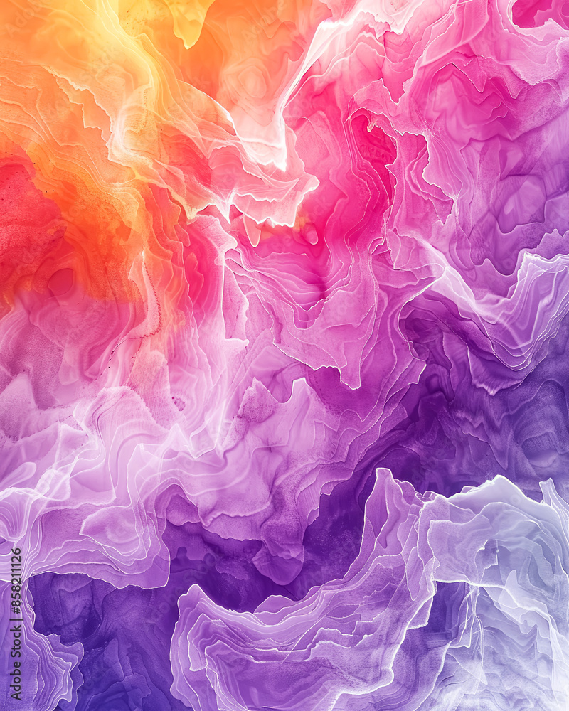 Fototapeta premium Abstract Pink Purple Watercolor Texture Background