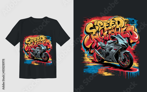 graffiti  style t-shirt design