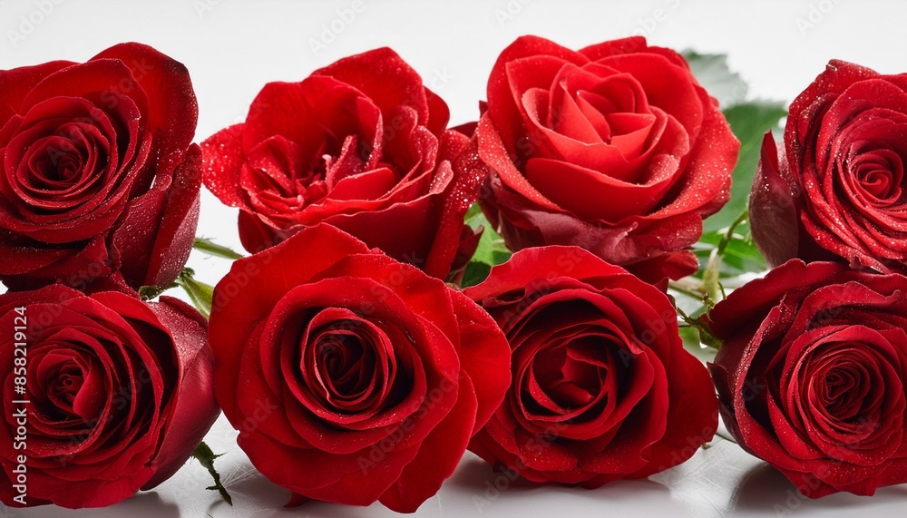 Elegant Red Rose Against Pristine White Elegant Red Rose Against Pristine White