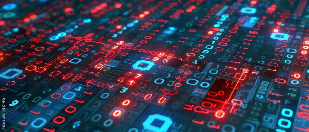Digital innovation and network connections drive global finance, where screens display code and cybersecurity ensures data protection in interconnected IT environments Digital innovation and network connections drive global finance, where screens display code and cybersecurity ensures data protection in interconnected IT environments