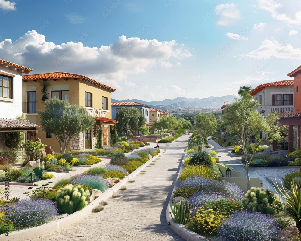Spanish village featuring climateresilient design Spanish village featuring climateresilient design