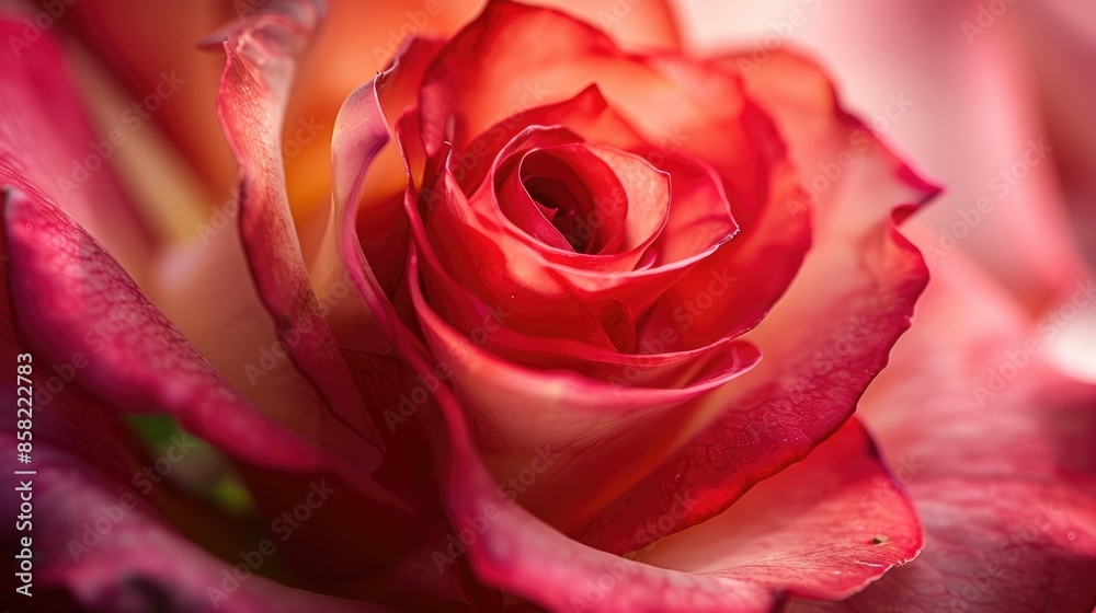 Red rose in close-up highlighting its rich, vibrant color AI generated Red rose in close-up highlighting its rich, vibrant color AI generated