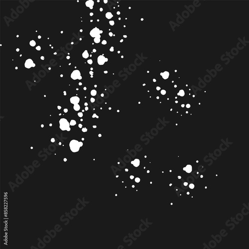 White paint stain spots splash