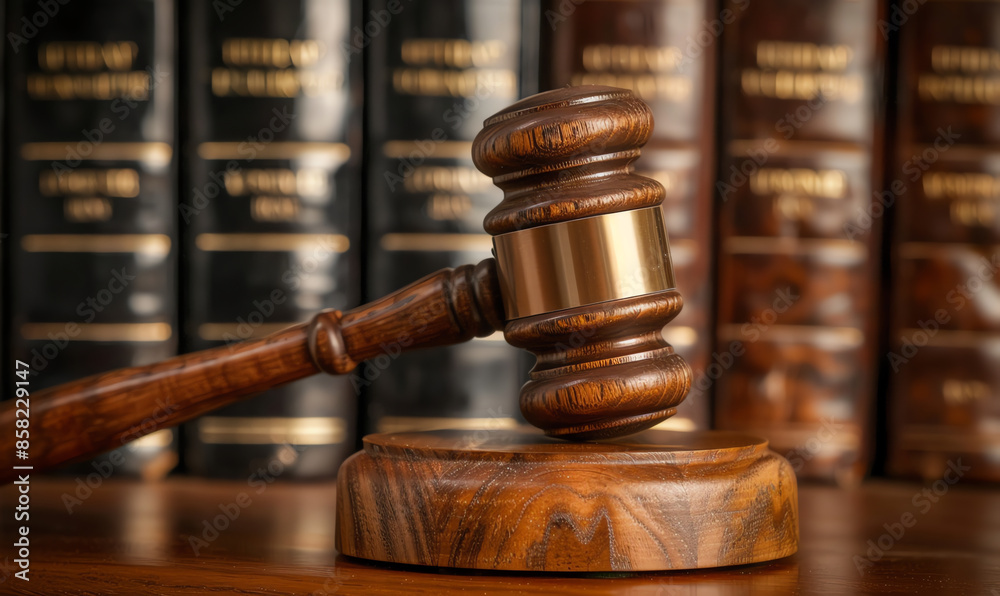 Judge's Gavel and Law Books Judge's Gavel and Law Books
