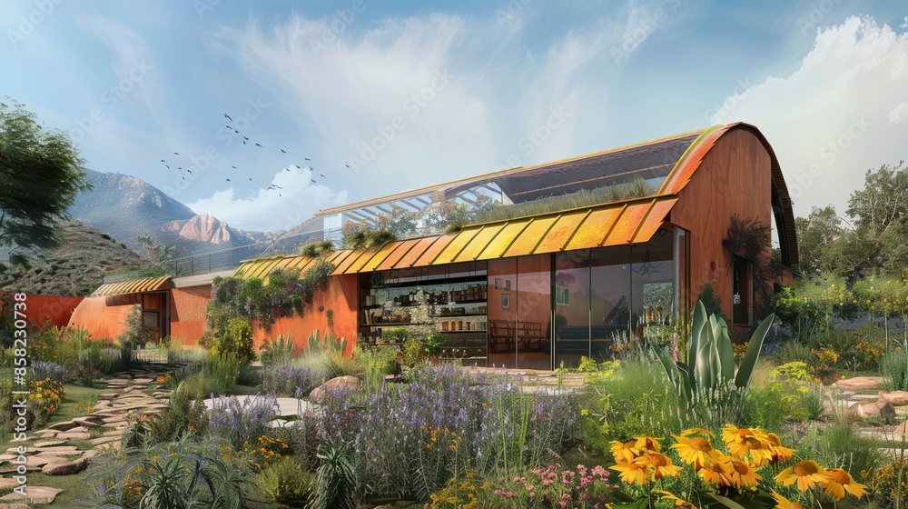 Ecofriendly rural Spanish setting with a rainwater harvesting system Ecofriendly rural Spanish setting with a rainwater harvesting system