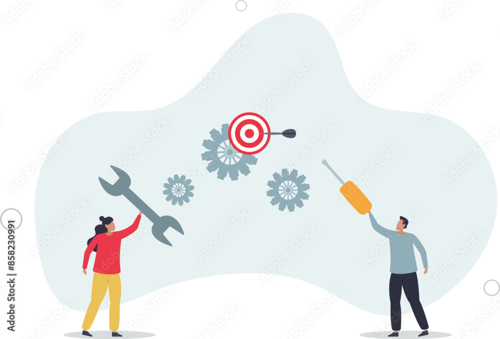 repair service work with gears and target for marketing efficiency monitoring repair service work with gears and target for marketing efficiency monitoring