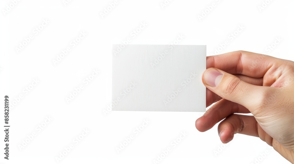 With copyspace, a hand-held business card or flyer frame message sign With copyspace, a hand-held business card or flyer frame message sign