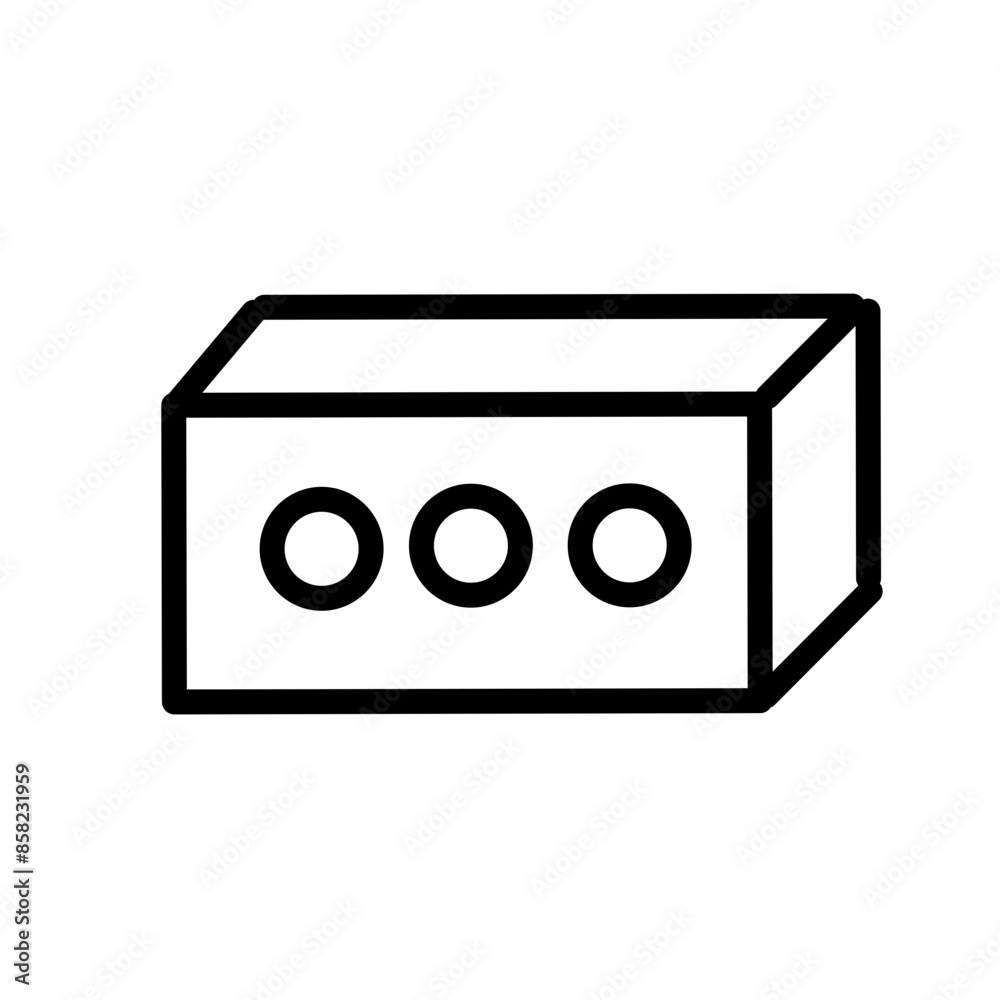 Construction materials isolated icon Construction materials isolated icon