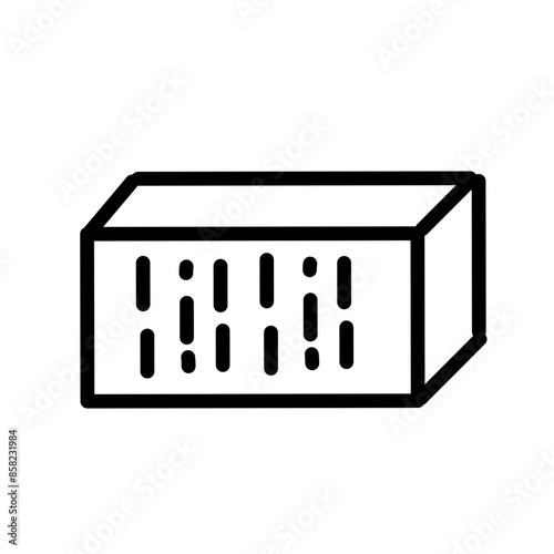 Construction materials isolated icon