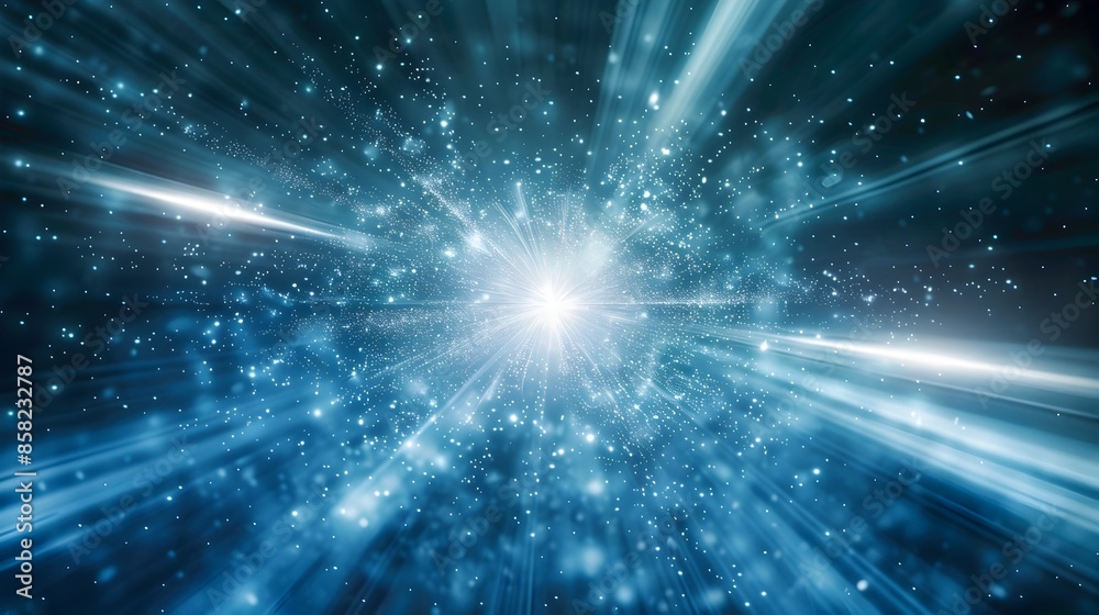 Cosmic Explosion of Vibrant Celestial Energy in the Vast Interstellar Expanse