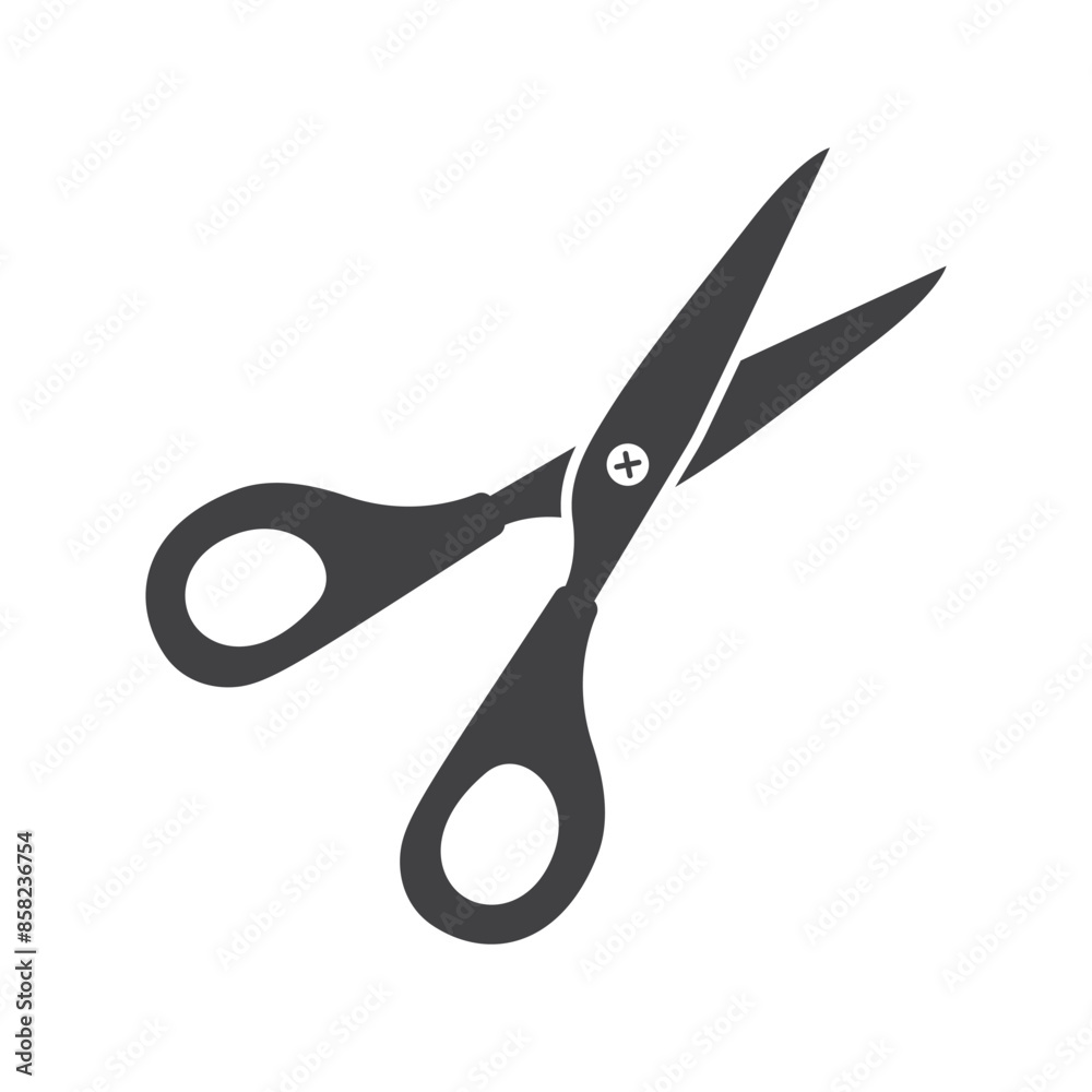 Scissor icon in flat style. Cutting hair equipment vector illustration on isolated background. Hairdressing sign business concept. Scissor icon in flat style. Cutting hair equipment vector illustration on isolated background. Hairdressing sign business concept.