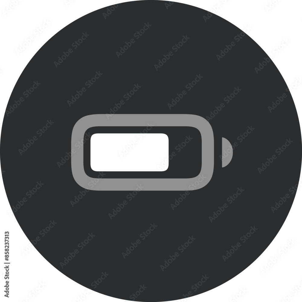 iPhone charging battery icon circle on black, vector illustration. Smartphone cellular menu bar icons in grey color for iOS and iPad OS system, by Apple computers. Gadget power display illustration iPhone charging battery icon circle on black, vector illustration. Smartphone cellular menu bar icons in grey color for iOS and iPad OS system, by Apple computers. Gadget power display illustration