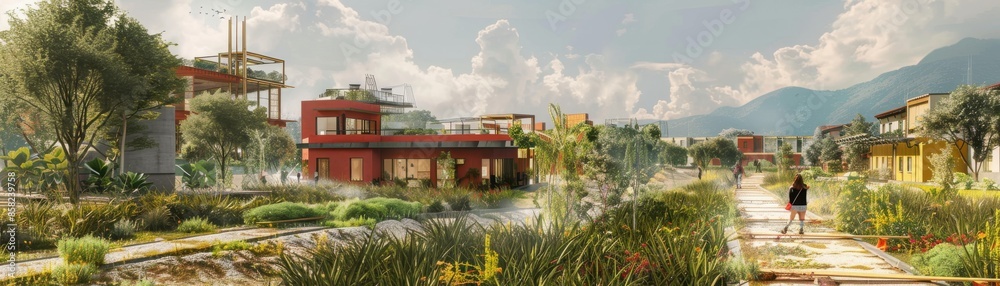 Ecofriendly Spanish village with climateresilient design Ecofriendly Spanish village with climateresilient design