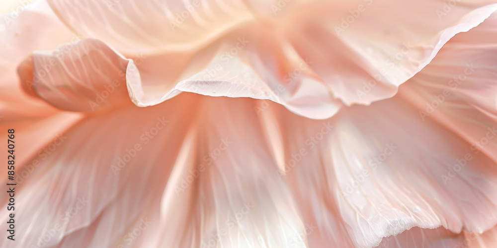 Soft Peach Petals Close Up in Natural Light Enhancing Delicate Floral Textures Soft Peach Petals Close Up in Natural Light Enhancing Delicate Floral Textures