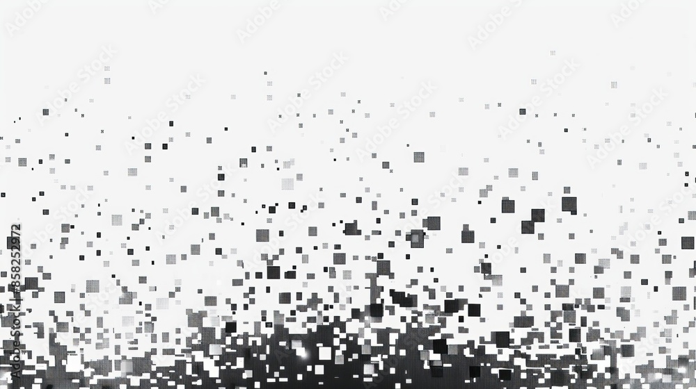 The pixel mosaic is a pixelated pattern with a dispersion grayscale background. The business art gradient is a square flying in the air. Halftone matrix with blocks falling is a recent modern The pixel mosaic is a pixelated pattern with a dispersion grayscale background. The business art gradient is a square flying in the air. Halftone matrix with blocks falling is a recent modern