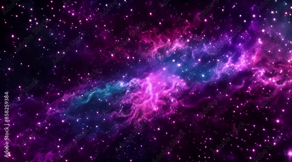 Interstellar Journey: Abstract Nebula Flight Interstellar Journey: Abstract Nebula Flight