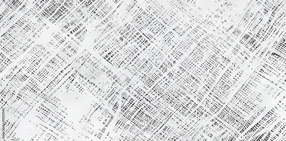 Background texture of gray canvas material. White fabric backdrop for graphic design. Closeup detail of cloth design.