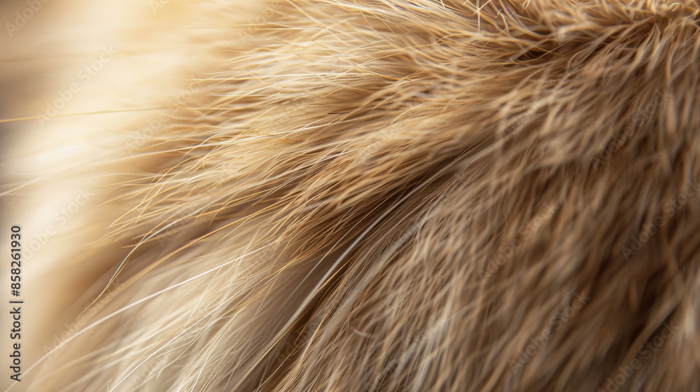 Fototapeta premium Macro of texture of dog 