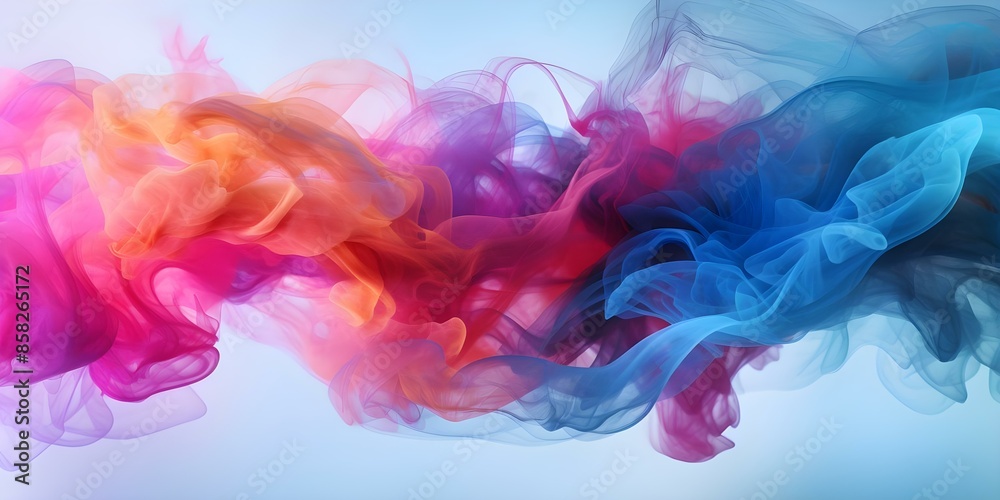 Colorful smoke blend creates mesmerizing abstract visual display fluid highdefinition artwork. Concept Abstract Art, Colorful Smoke, Visual Display, High Definition Artwork Colorful smoke blend creates mesmerizing abstract visual display fluid highdefinition artwork. Concept Abstract Art, Colorful Smoke, Visual Display, High Definition Artwork