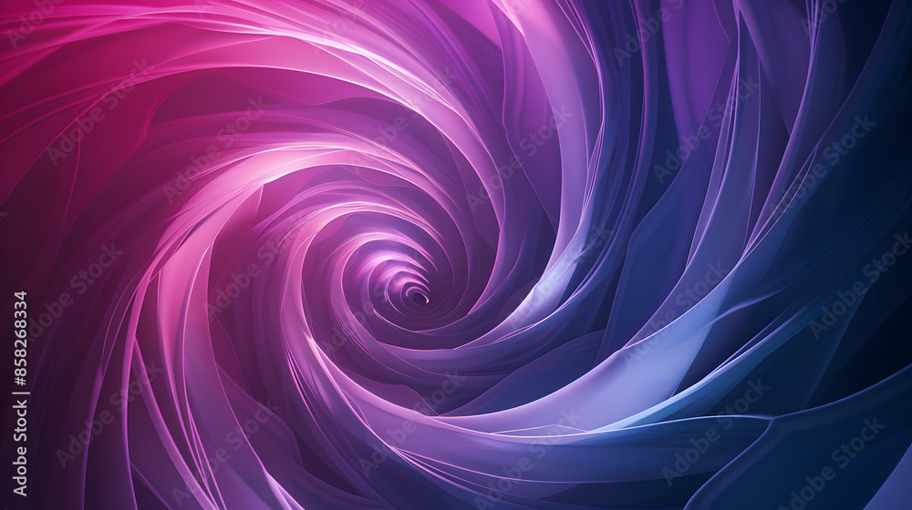 Obraz premium Abstract purple neon light circle lines background