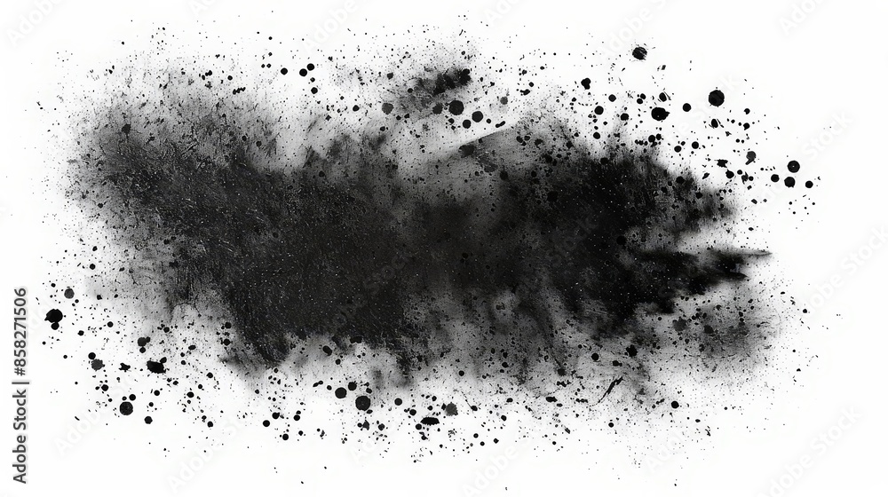 Random splash of black paint masking shapes for manipulation purposes abstract black Random splash of black paint masking shapes for manipulation purposes abstract black