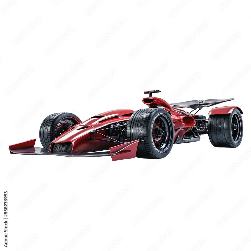 Futuristic Red Racing Car on Transparent Background
Futuristic Red Racing Car on Transparent Background