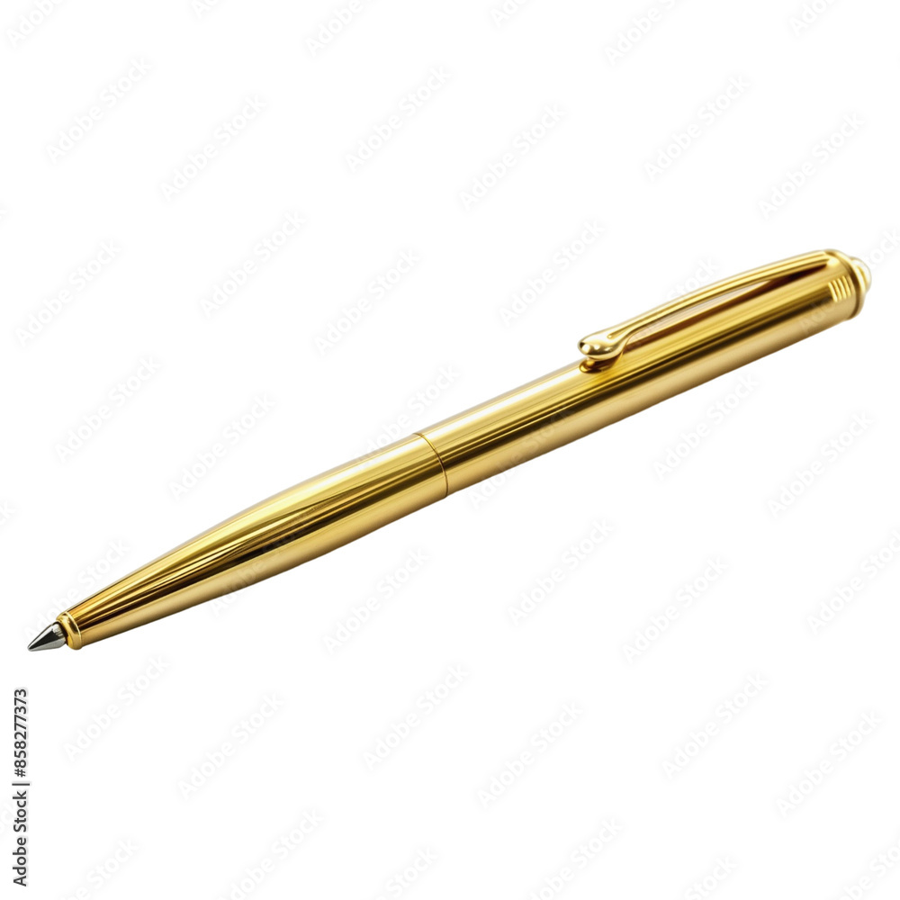 Elegant Golden Pen on Transparent Background
Elegant Golden Pen on Transparent Background