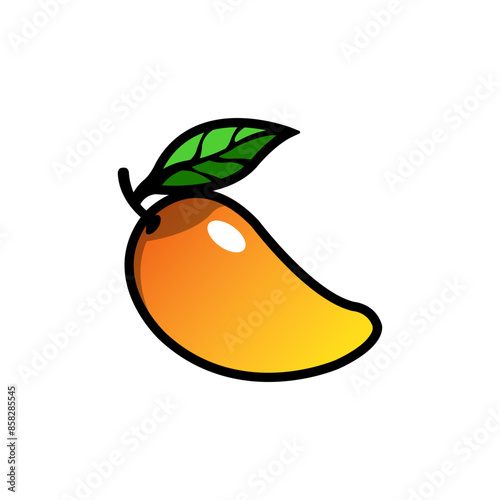 mango clip art vector illustration