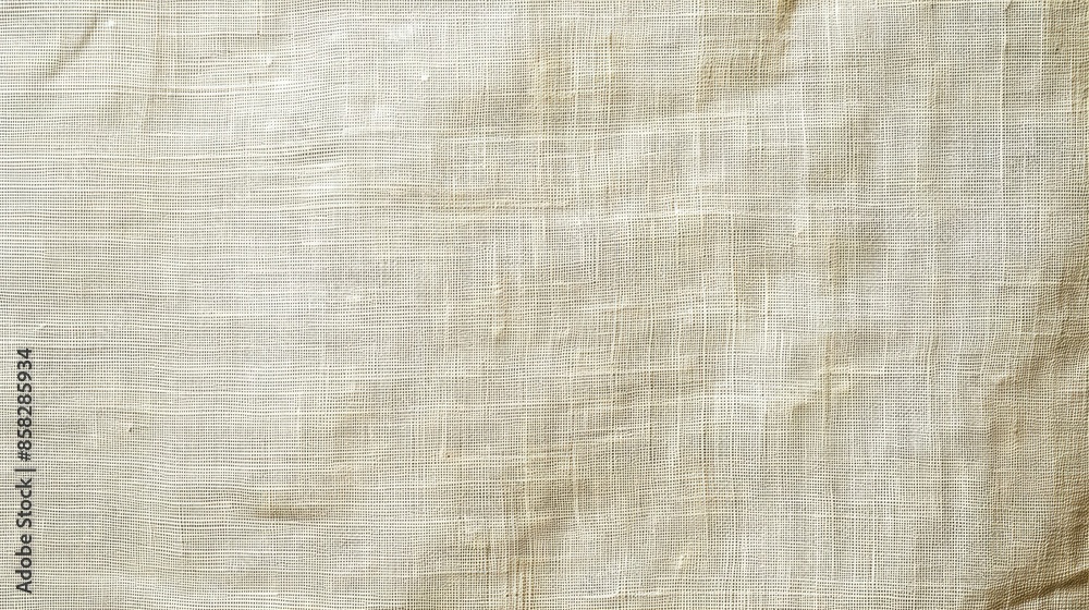 Fototapeta premium A subtle canvas texture with a light beige color