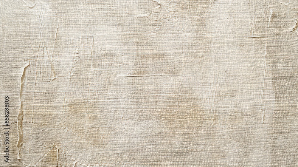 Fototapeta premium A subtle canvas texture with a light beige color