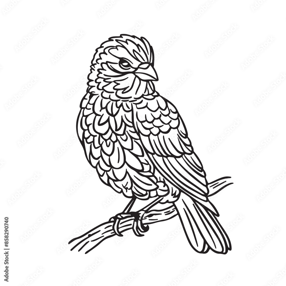 Birds drawn vector illustration. Birds drawn vector illustration.