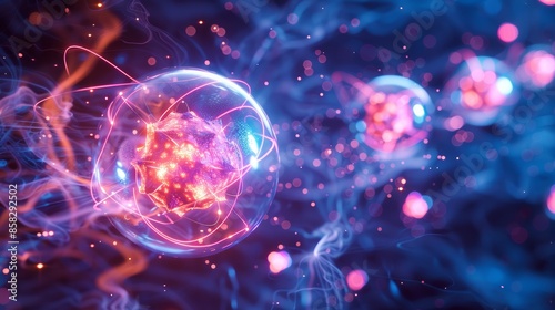 An educational illustration of an ionic bond, with labeled ions showing the positive and negative charges of the atoms involved, demonstrating how ions are formed through electron