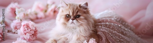 Regal Feline Fashion Glamor...