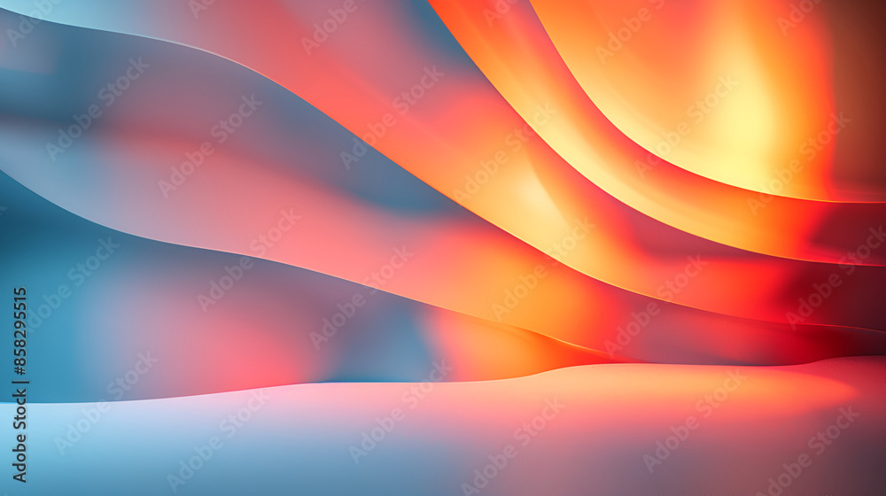 Obraz premium Fluid wave lines background. Trendy abstract layout template for business or technology presentation, internet poster or web brochure cover, wallpaper, Abstract background. Fluid gradient color wave 