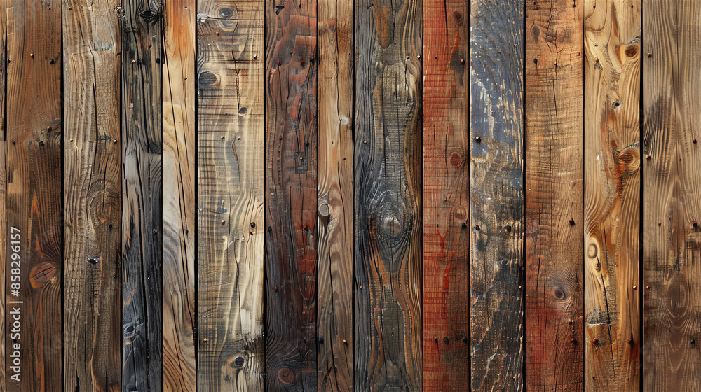 Fototapeta premium Seamless wood texture pattern and background.