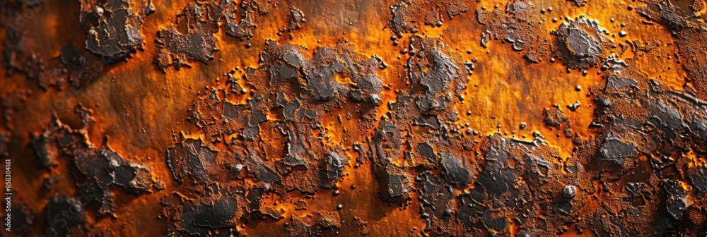 Metal Rust. Abstract Art Background with Closeup of Burnt Brown Colours Metal Rust. Abstract Art Background with Closeup of Burnt Brown Colours