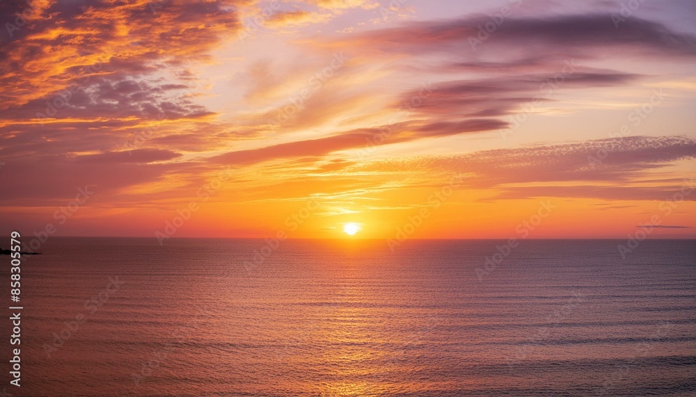 sunset over the sea sunset over the sea
